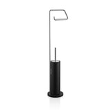 Decor Walther BLACK STONE WC-Bürstengarnitur Schwarz/Edelstahl matt. 