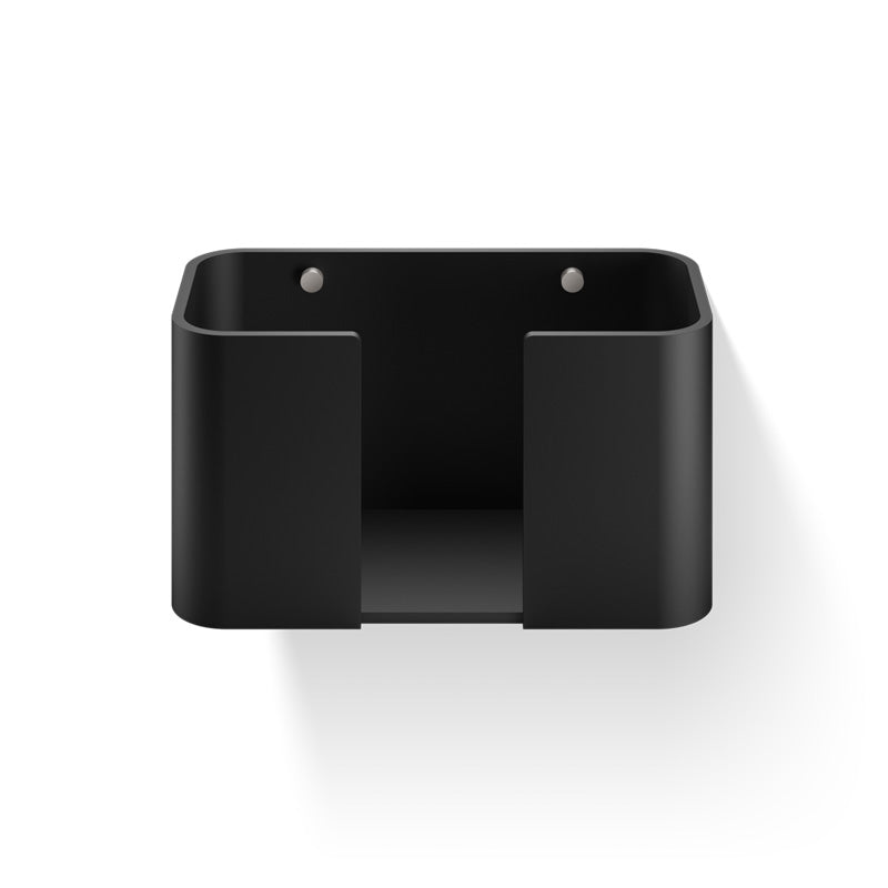 Decor Walther Black Stone Papiertuchbehälter für die Wandmontage in Schwarz.