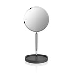 Decor Walther Kosmetikspiegel BLACK Stone mit Standfuss mit Ablagefläche.