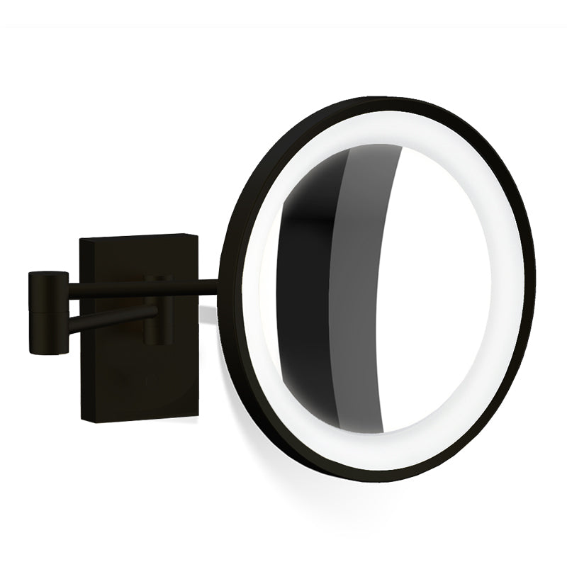 LED Kosmetikspiegel BS 40 in Schwarz matt von Decor Walther. 