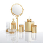 Decor Walther Swarovski Rocks Badeaccessoires in mattem Gold