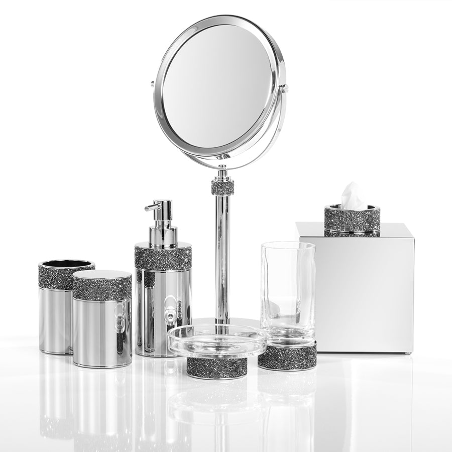 Decor Walther Swarovski Rocks Badaccessoires in Chrom mit Swarovski Kristallen 
