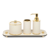 PINETTI Olimpia Badezimmer-Set Gold, rund