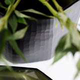 Guaxs,Vase OKKA, black/steelgrey