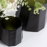 Guaxs,Vase OKKA, black/steelgrey