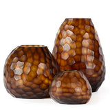 Guaxs Vase OTAVALO, butter/brown