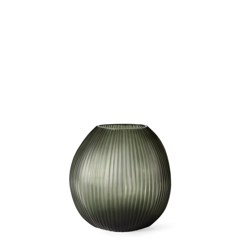Guaxs Vase M Nagaa in der Farbe Light Steelgrey/Black Steelgrey.
