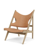 Audo Copenhagen, Knitting-Lounge-Sessel, Leder