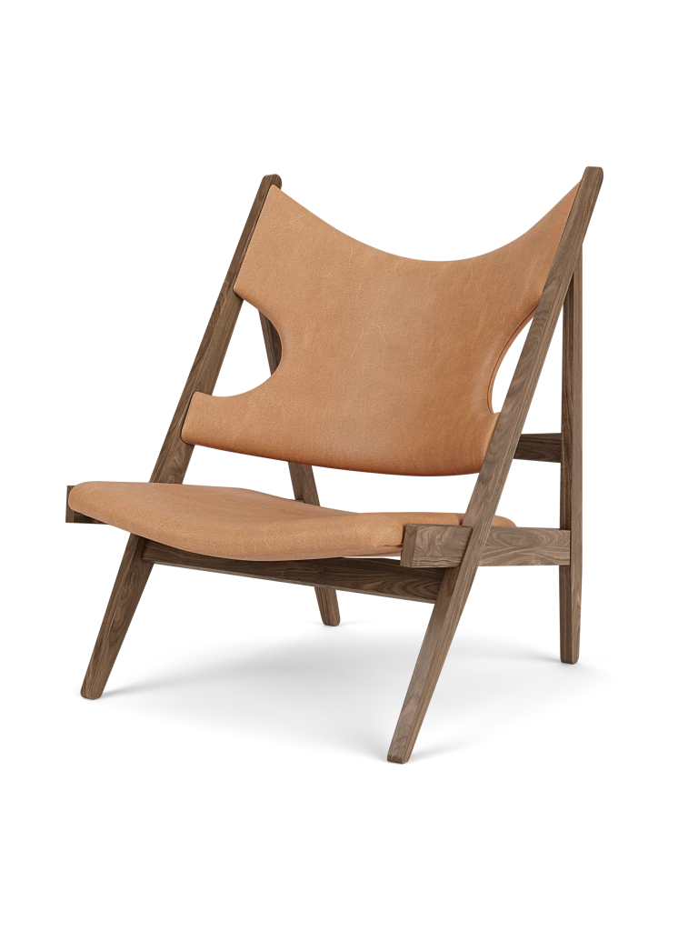 Audo Copenhagen, Knitting-Lounge-Sessel, Leder