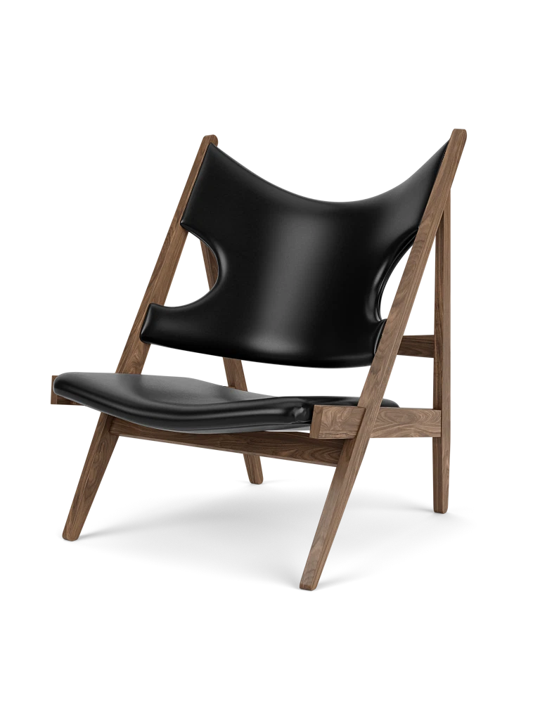Audo Copenhagen, Knitting-Lounge-Sessel, Leder