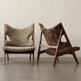 Audo Copenhagen, Knitting-Lounge-Sessel, Schaffell