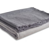 LUIZ, Wollgarn-Decke Ombré, 160x215