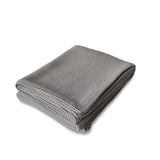 LUIZ, Cashmere-Decke Memoire, 140x200, lava