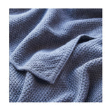 LUIZ, Merinowoll-Decke Rice, 140x200, anthracite