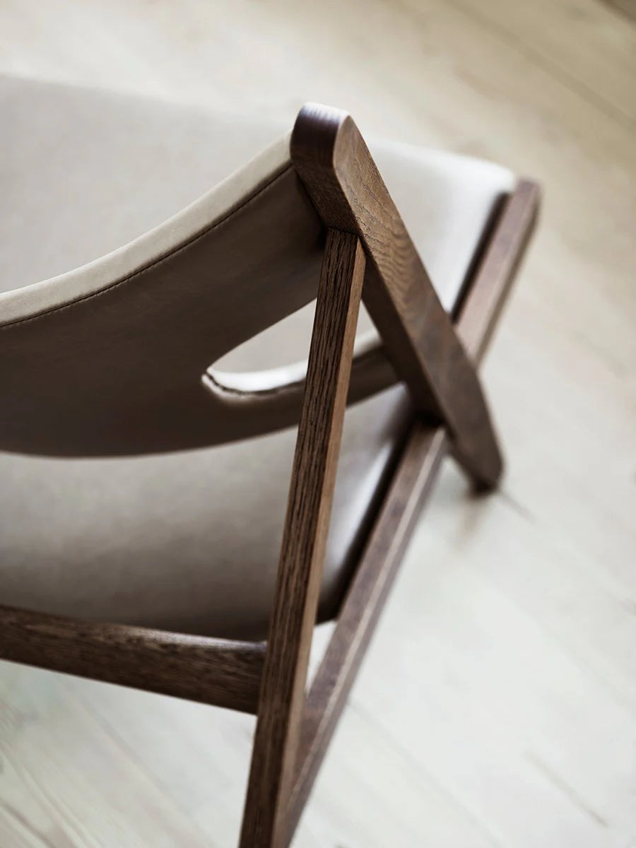 Audo Copenhagen, Knitting-Lounge-Sessel, Leder