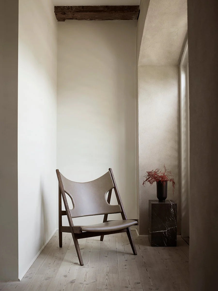 Audo Copenhagen, Knitting-Lounge-Sessel, Leder
