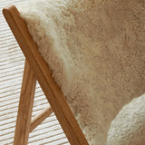 Audo Copenhagen, Knitting-Lounge-Sessel, Schaffell