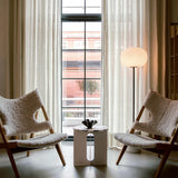 Audo Copenhagen, Knitting-Lounge-Sessel, Schaffell