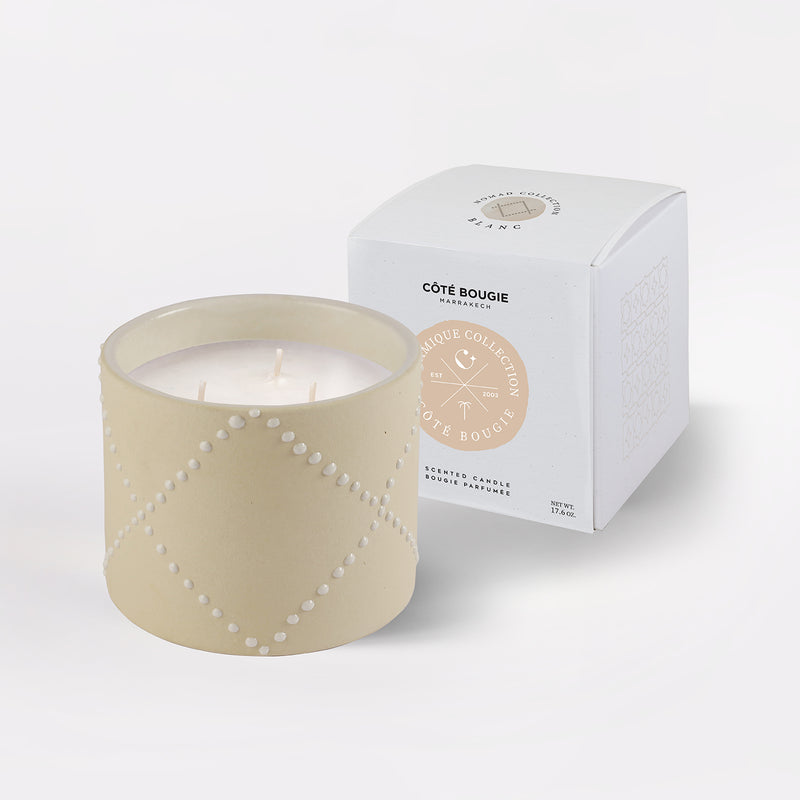 Duftkerze Nomad blanc, zwei Grössen