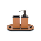 PINETTI Olimpia Badezimmer-Set Bronze, quadratisch