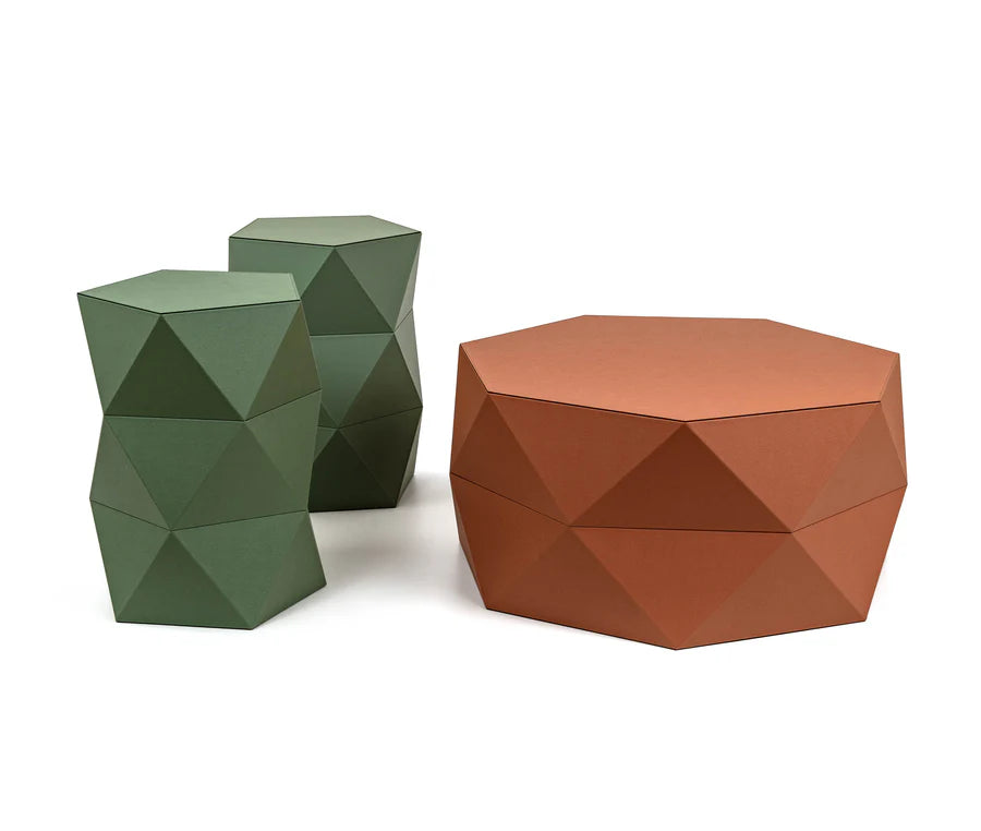 PINETTI Euclide Hocker und Beistelltisch