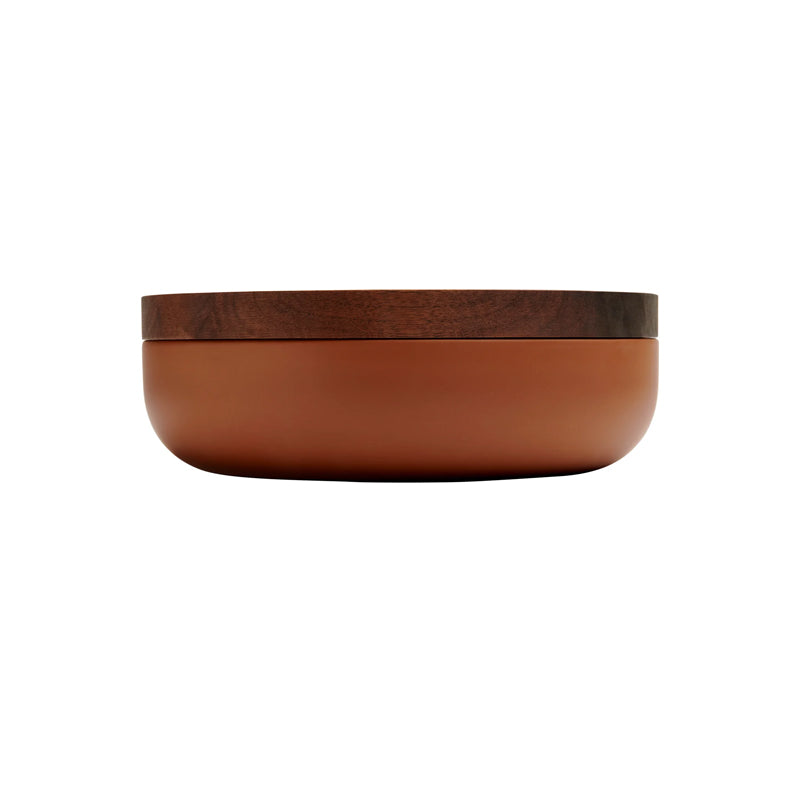 walnuss aufbewahrung Pottery von Vincent Van Duysen, 30 cm, Walnuss