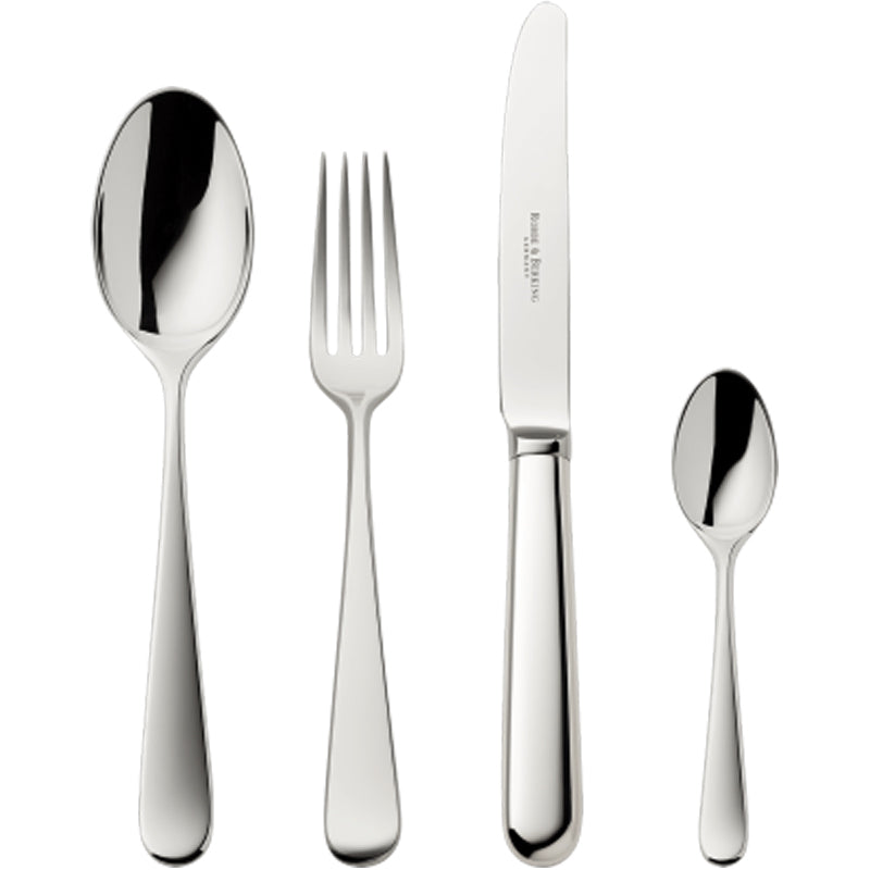 Robbe und Berkign 4-teiliges Besteckset aus 925 Sterling-Silber. 