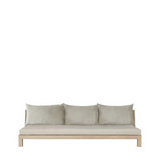 MALIBU Gartenlounge aus Teak, 3er Sofa