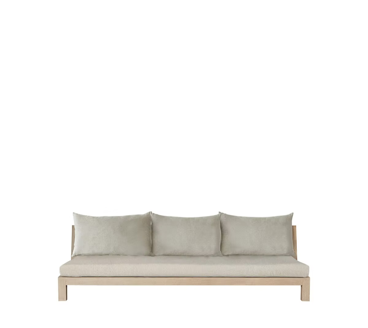 MALIBU Gartenlounge aus Teak, 3er Sofa