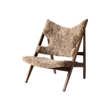 Audo Copenhagen, Knitting-Lounge-Sessel, Schaffell