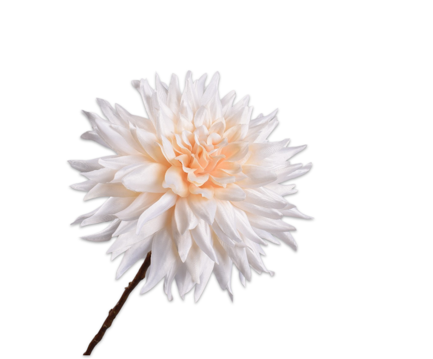 Dahlia Seidenblume offwhite, 65 cm