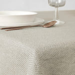 Society Limonta Tischdecke aus Abaca in Beige.