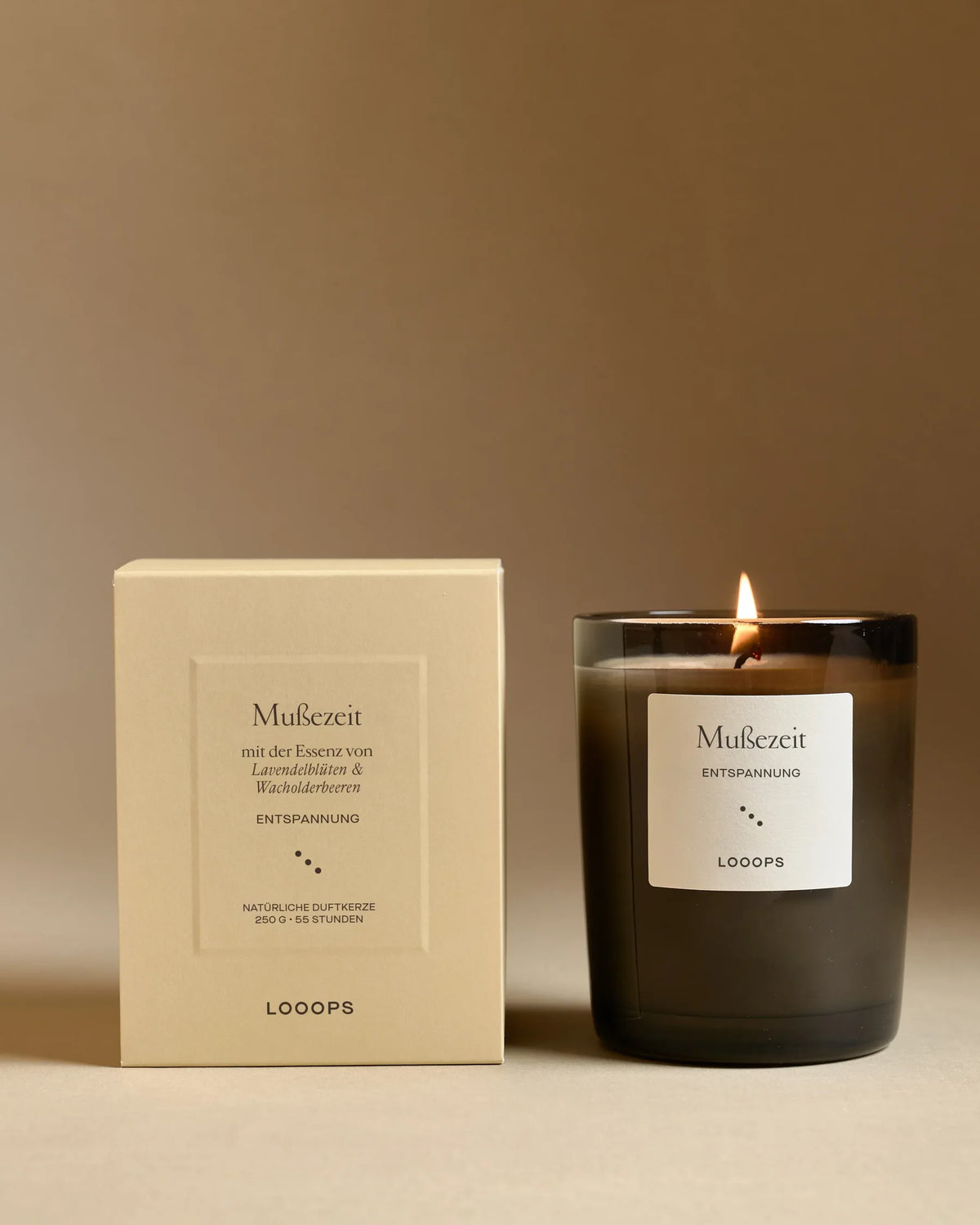 Looops, Mussezeit, grosse Duftkerze