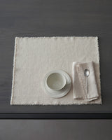 Tischset Maya aus Leinen, Marmo