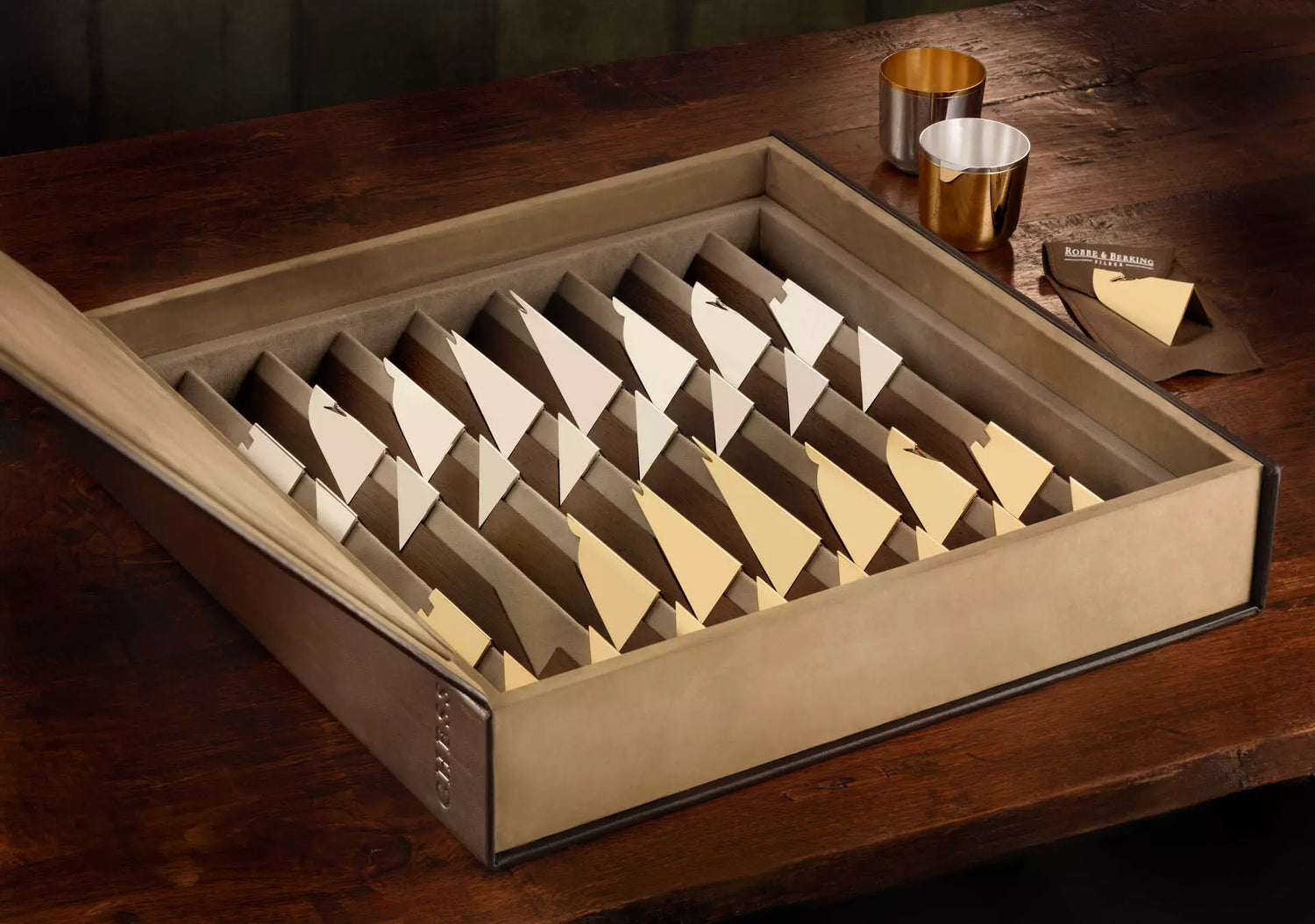 Robbe und Berking, Schachspiel 925 Sterlingsilber