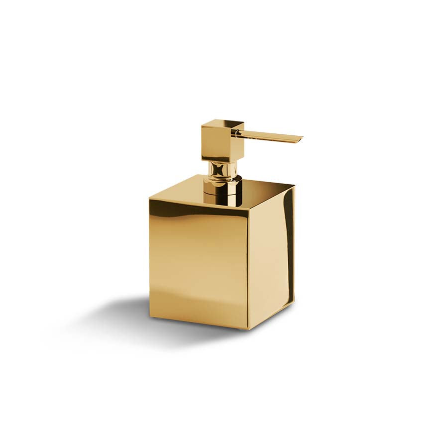 Decor Walther würfelförmiger Seifenspender in Gold