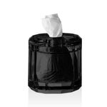 Decor Walther Taschentuchbox aus Glas, schwarz