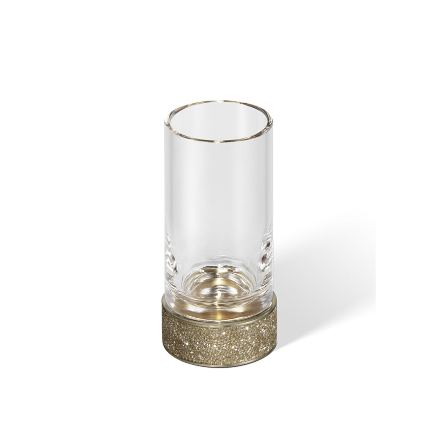 Decor Walther Zahnglas mit Swarovski Kristallen in Gold
