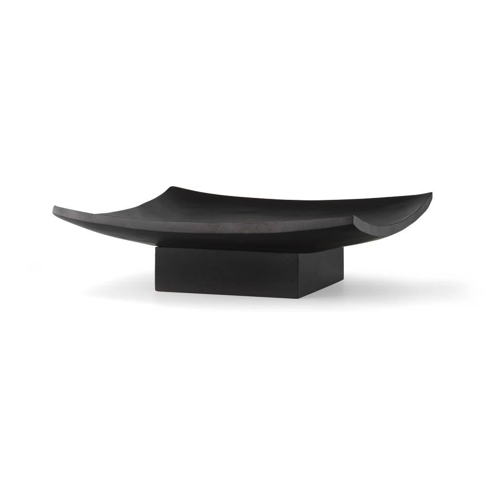 MENU Relevé Platter Wood Black
