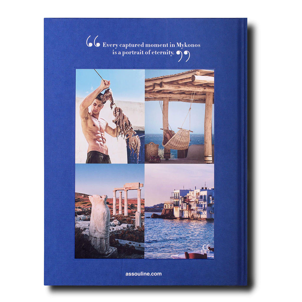 Assouline Mykonos Muse Buch Rückseite