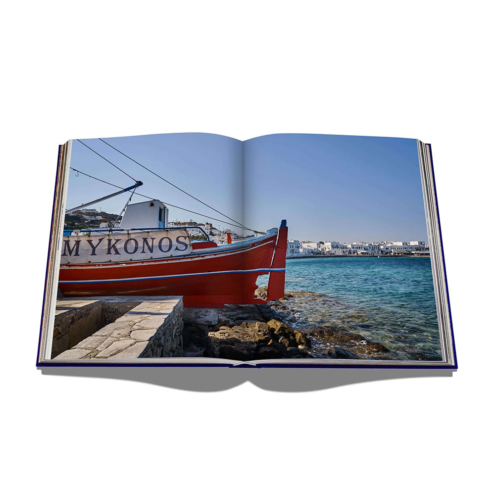 Assouline Mykonos Muse Coffeetable Buch mit Seideneinband