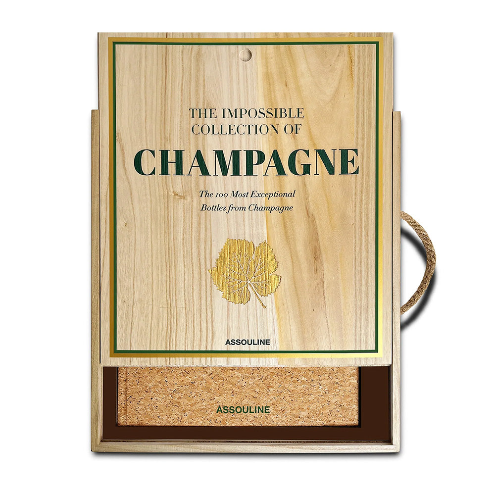 Buch von Assouline The Impossible Collection of Champagne in edler Holzkiste