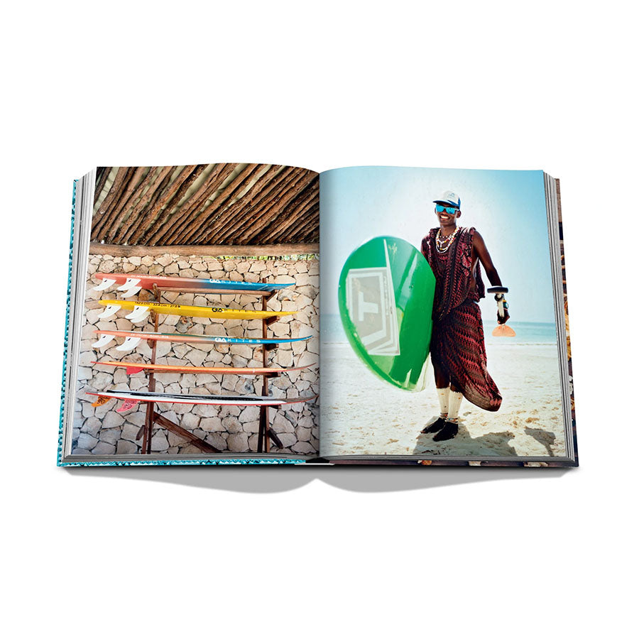 Assouline Buch Zanzibar mit einem Einband aus Seide