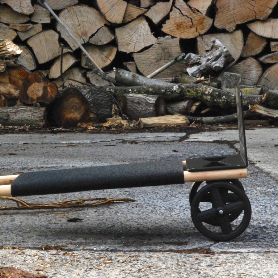 Schwarze Sackkarre aus Glasfaserrohr und Aluminium von Tradewinds