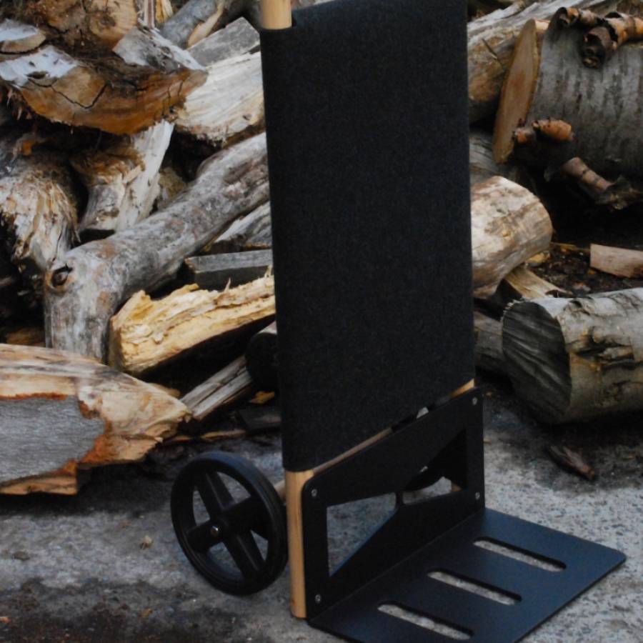 Sackrolli von Tradewinds aus Aluminium in Schwarz