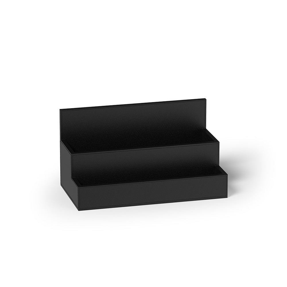 Decor Walther BROWNIE STORAGE Aufbewahrungsbehälter aus Lederimitat in Schwarz