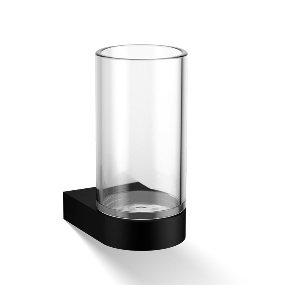 Wandmundglas CENTURY WMG mit schwarzer Halterung von Decor Walther