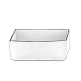 Utensilienbehälter NAPPA UTB in Weiss aus Leder von Decor Walther