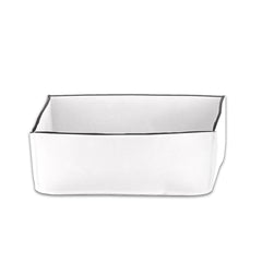 Utensilienbehälter NAPPA UTB in Weiss aus Leder von Decor Walther
