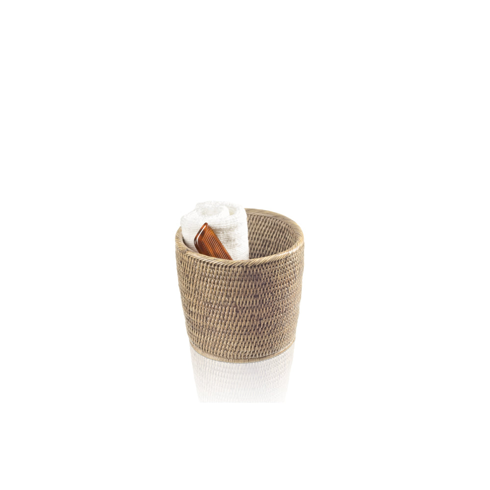 Decor Walther BASKET Aufbewahrungsbehälter aus hellem Rattan